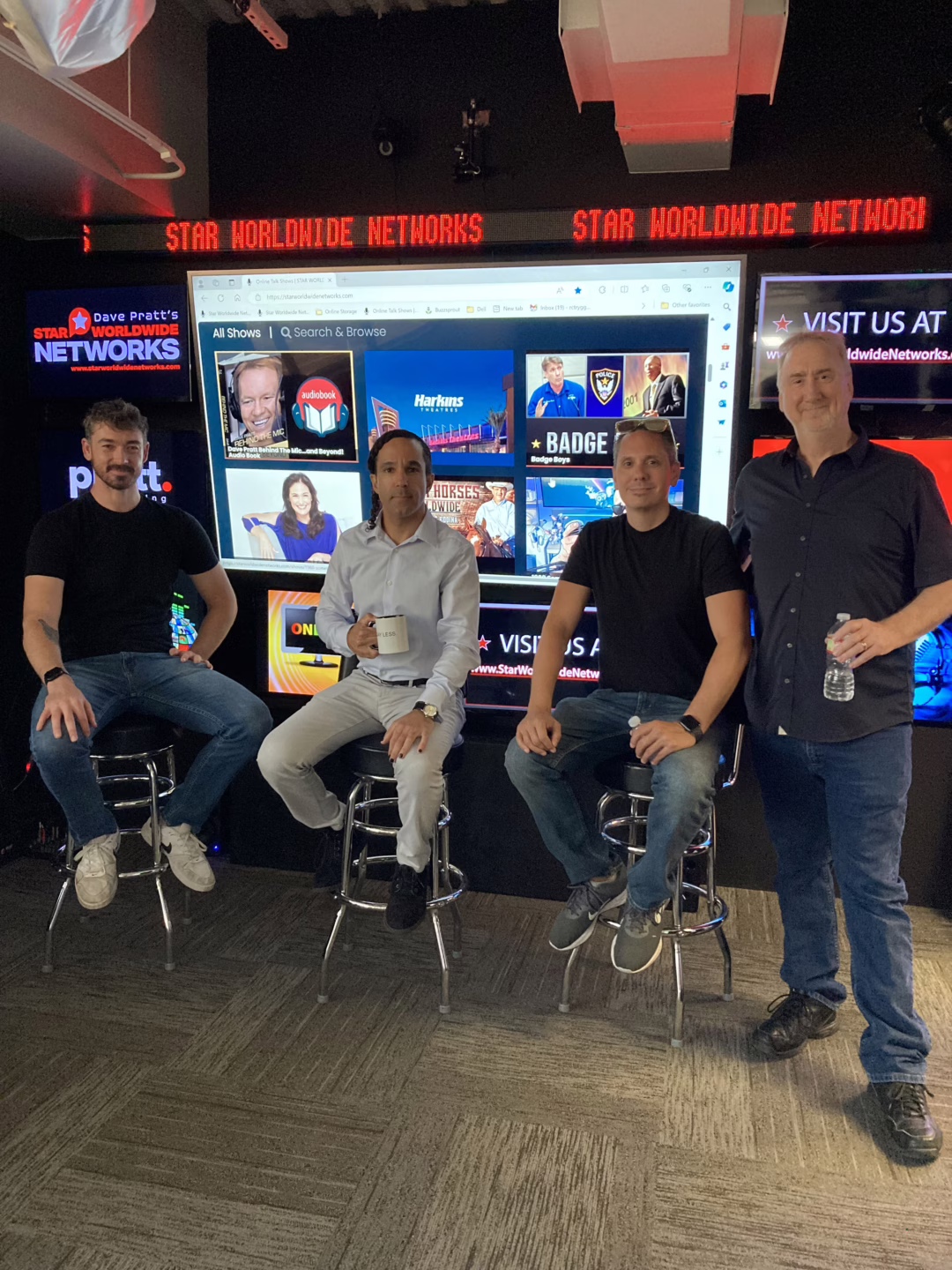 billy and mark with guests