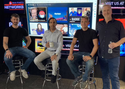 billy and mark with guests