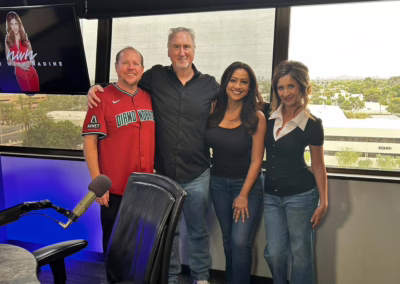 mark and nadine with guests